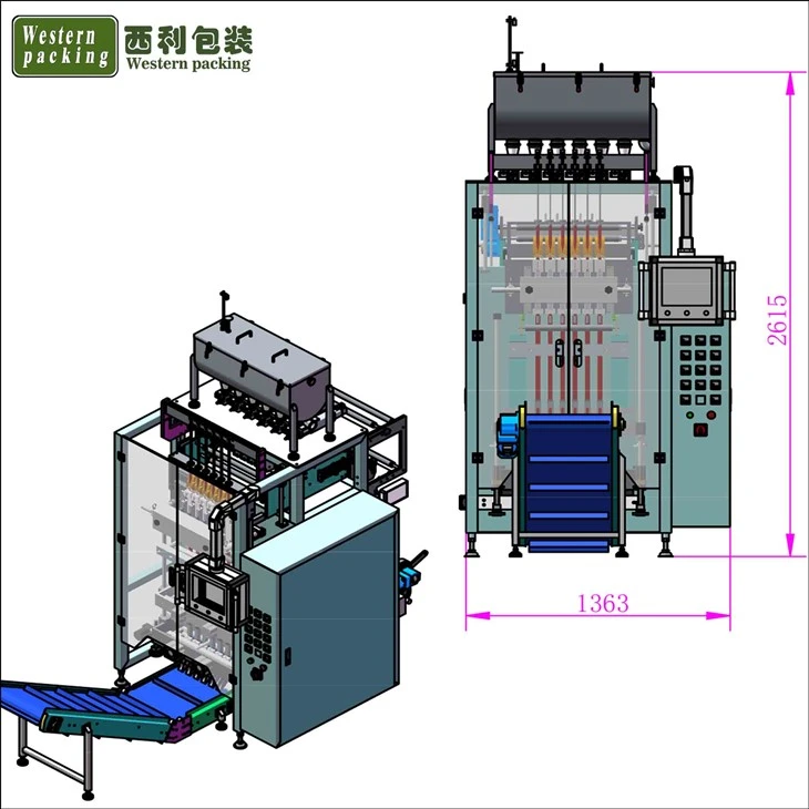 Stick pack Sachet Flexible Packaging Machinery